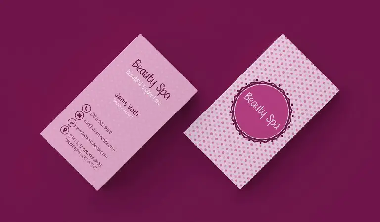 تاثیر چاپ کارت ویزیت برای مطب زیبایی