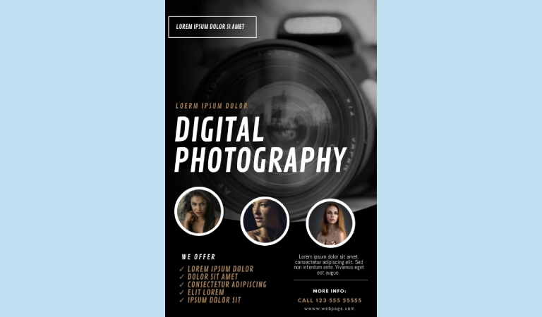 متن مناسب تراکت عکاسی